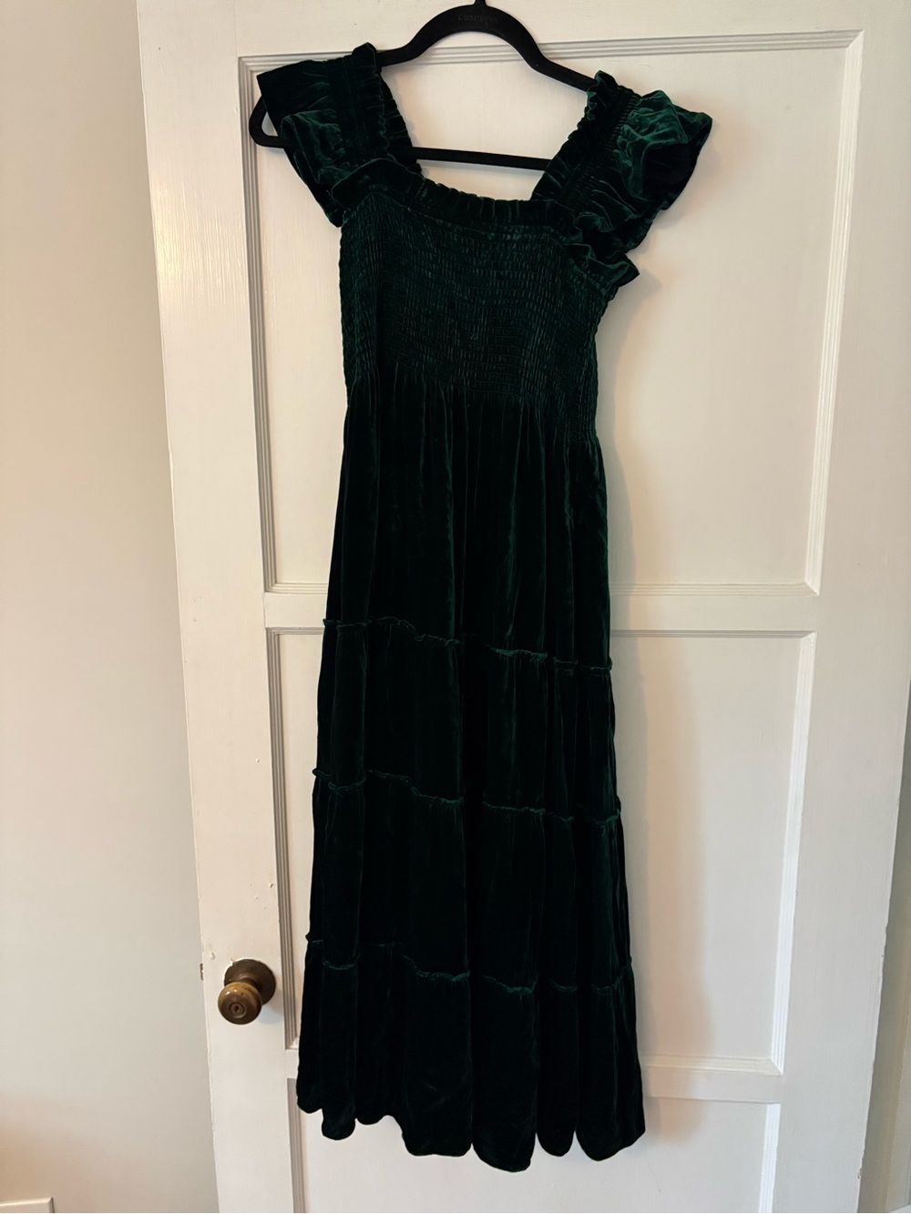 Hill House Green Velvet Ellie Dress